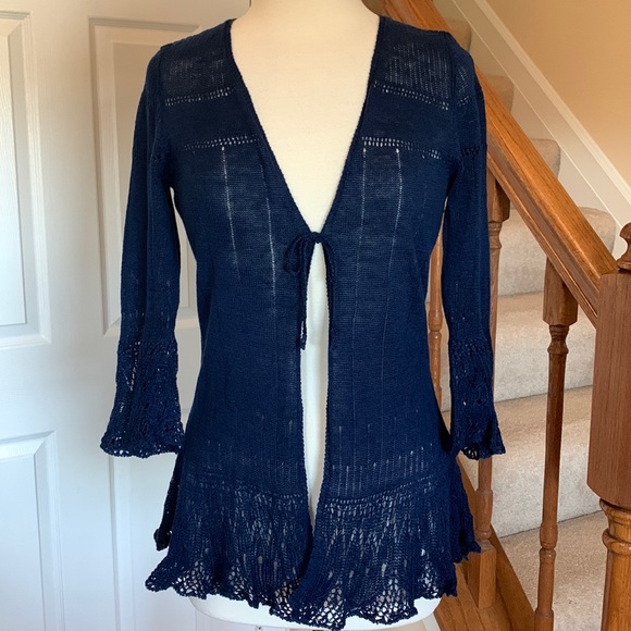Lauren Ralph Lauren 100% linen cardigan - Picture 1 of 9